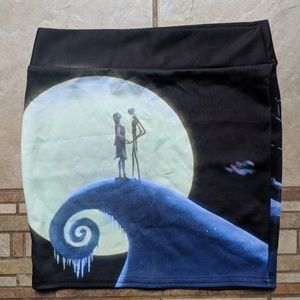 Hottopic Nightmare Before Christmas Skirt